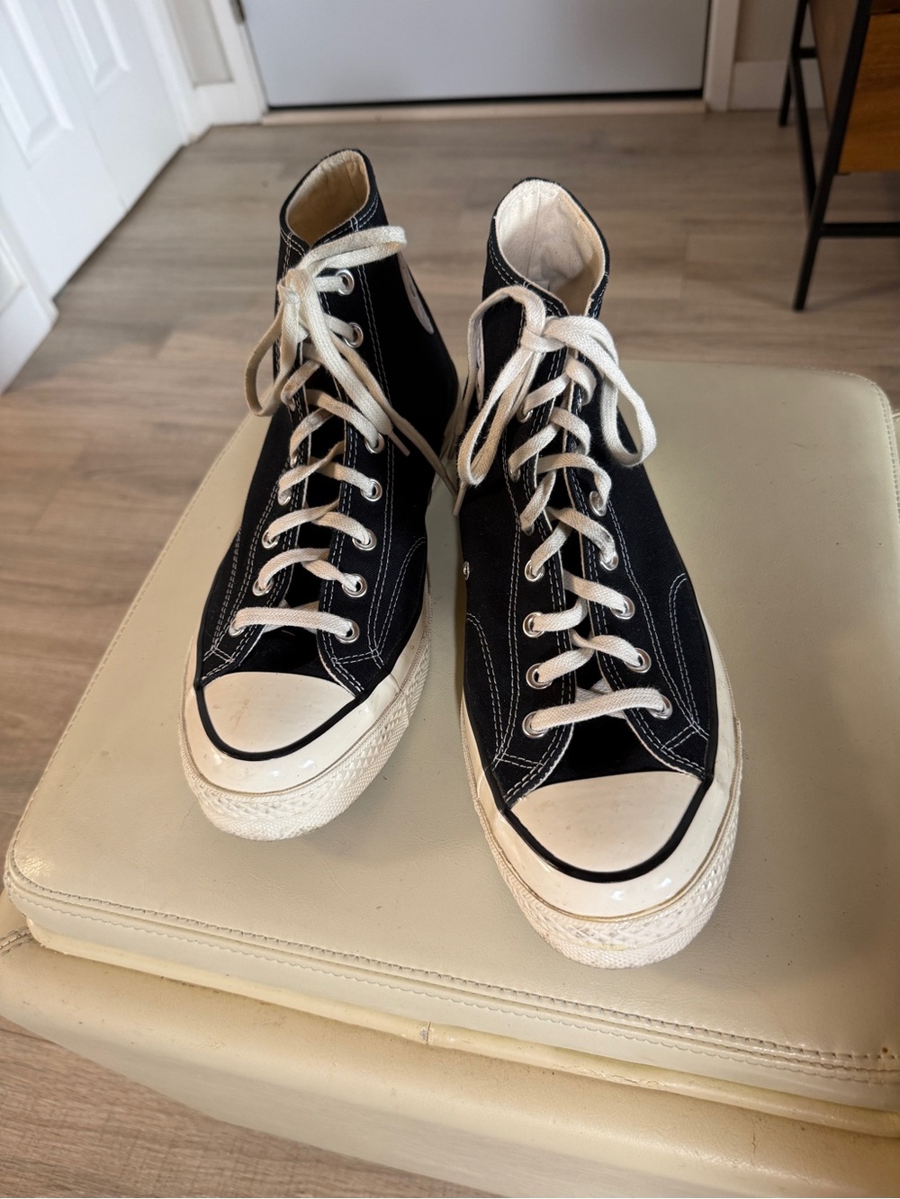 Converse Classic High-Top Canvas Sneakers - Black/White